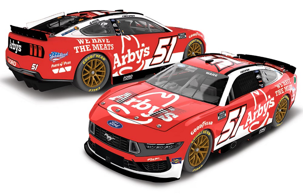 2025 Cody Ware #51 Arby's NASCAR 1/64 Diecast