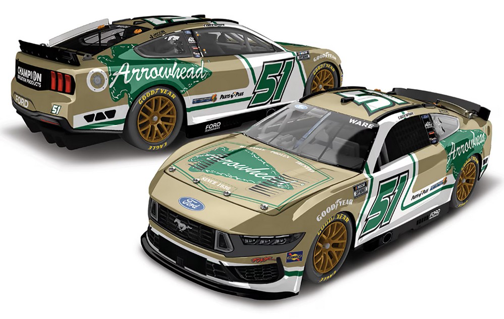 2025 Cody Ware #51 Arrowhead Brass 1/64 Diecast