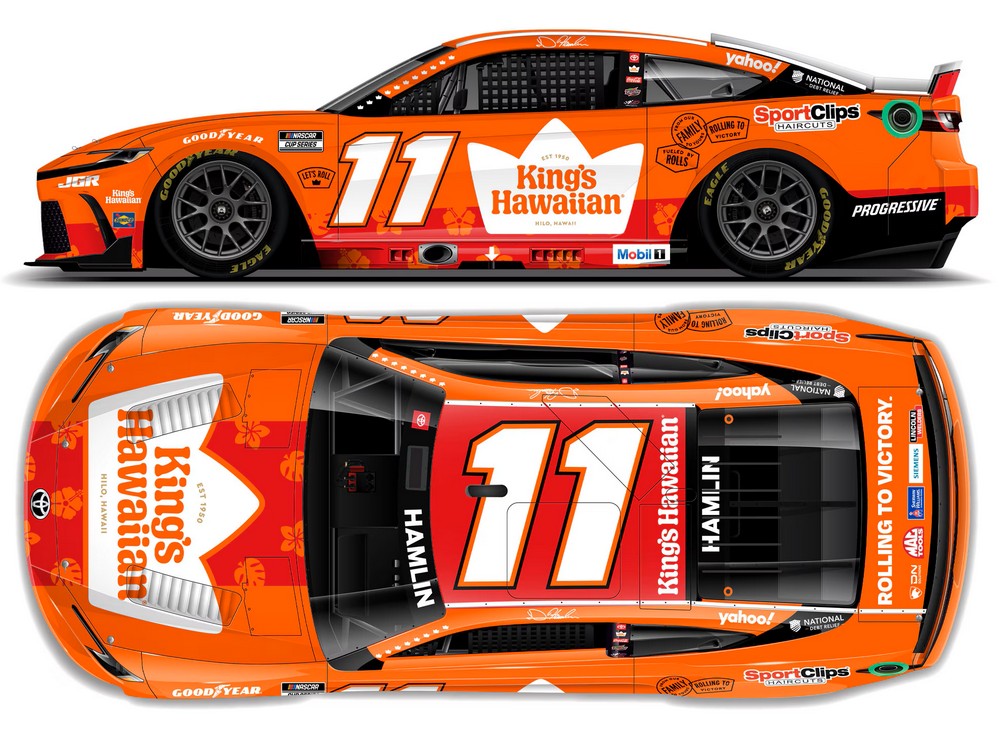 2025 Denny Hamlin #11 King's Hawaiian 1/24 Diecast
