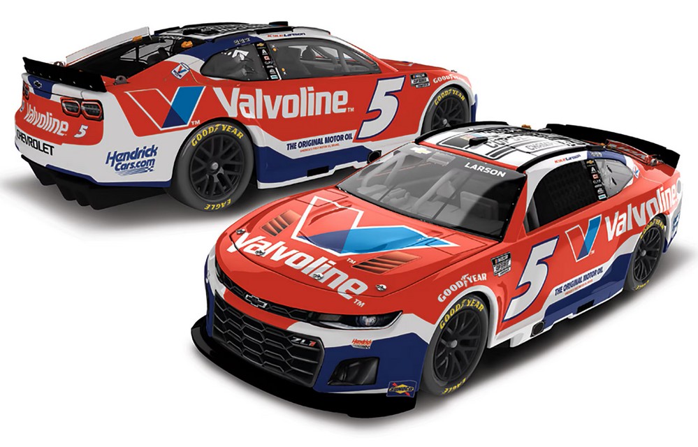 2025 Kyle Larson #5 Valvoline 2x NASCAR Champion 1/24 Diecast