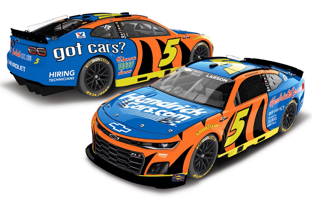 2025 Kyle Larson #5 HendrickCars.com - Darlington Throwback 1/64 Diecast