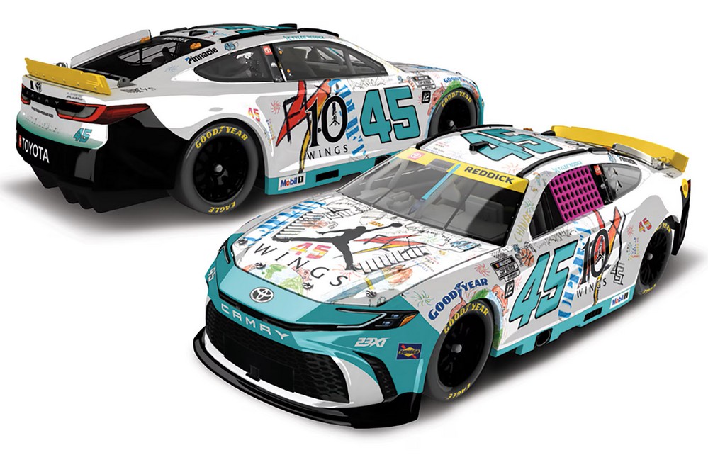 2025 Tyler Reddick #45 Jordan Brand Charlotte 1/24 Diecast