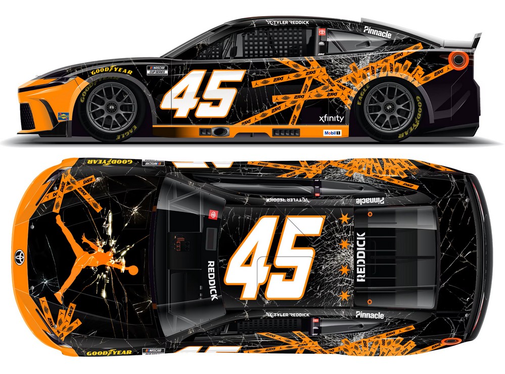 2025 Tyler Reddick #45 Jordan Brand Chicago 1/24 Diecast