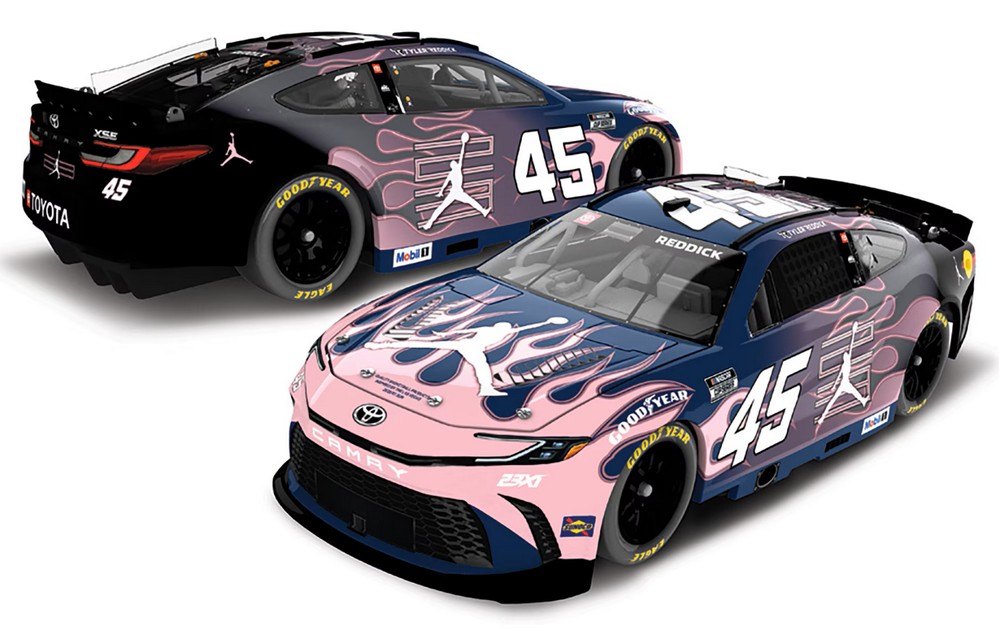 2025 Tyler Reddick #45 Jordan Brand Desert Sun 1/24 Diecast