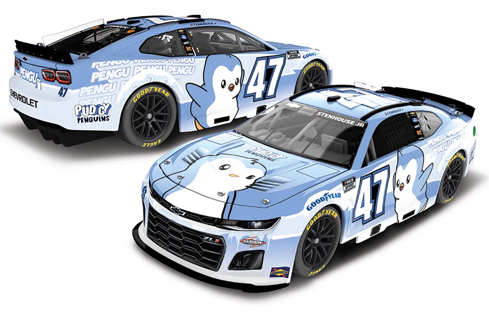 2025 Ricky Stenhouse Jr #47 Pudgy Penquins 1/24 Diecast