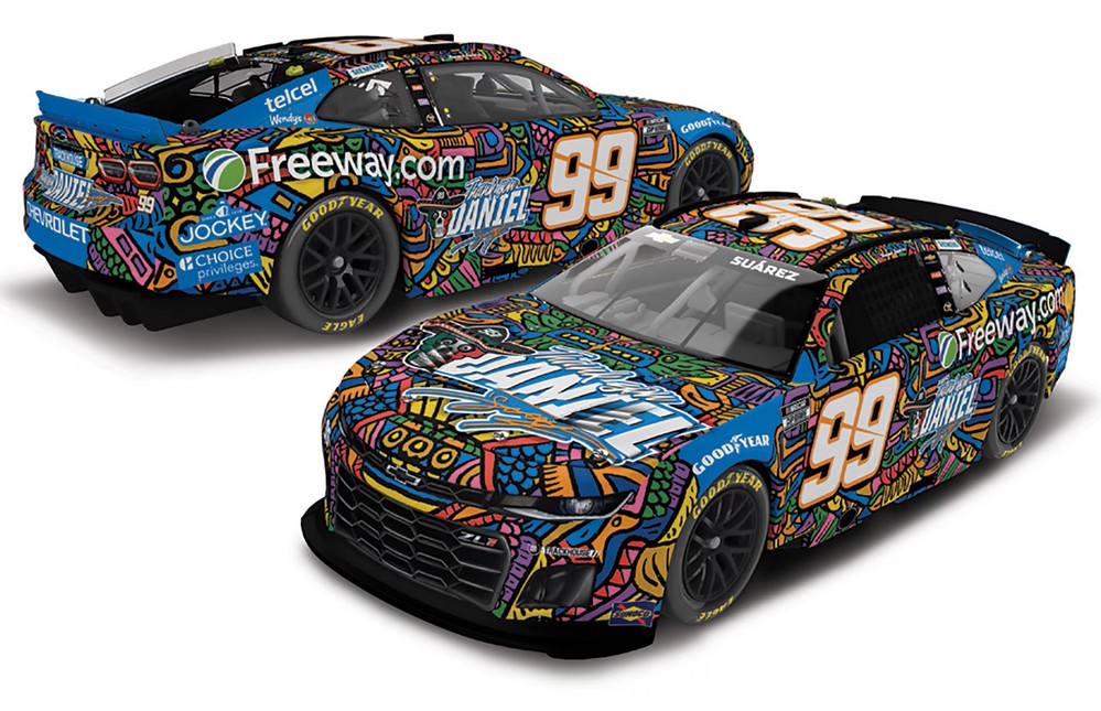 2025 Daniel Suarez #99 Freeway Insurance / Thank You Daniel 1/64 Diecast