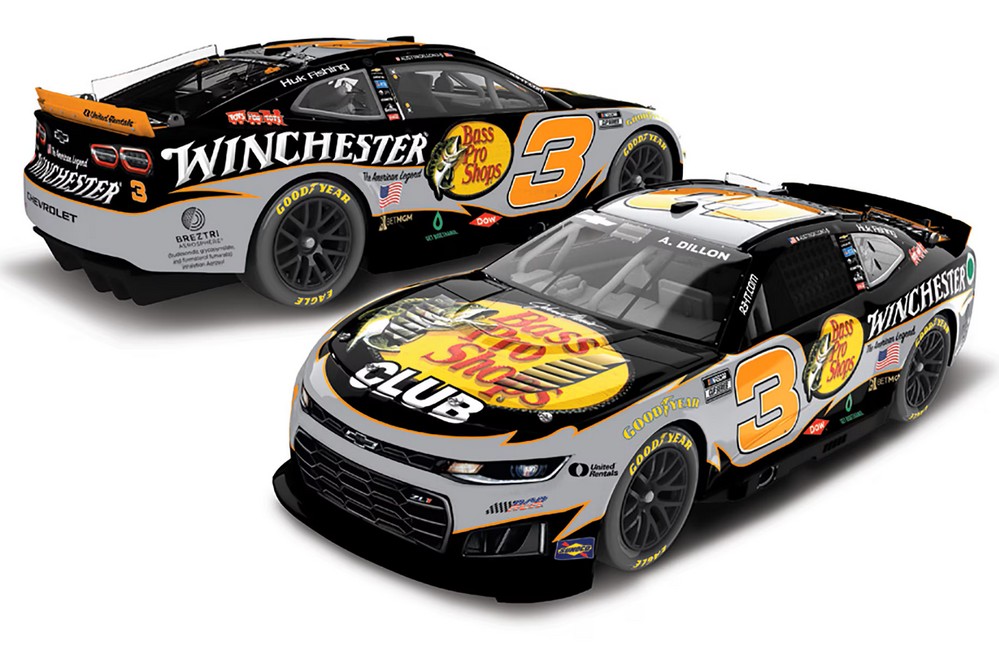 2026 Austin Dillon #3 Bass Pro Shops / Winchester 1/64 Diecast
