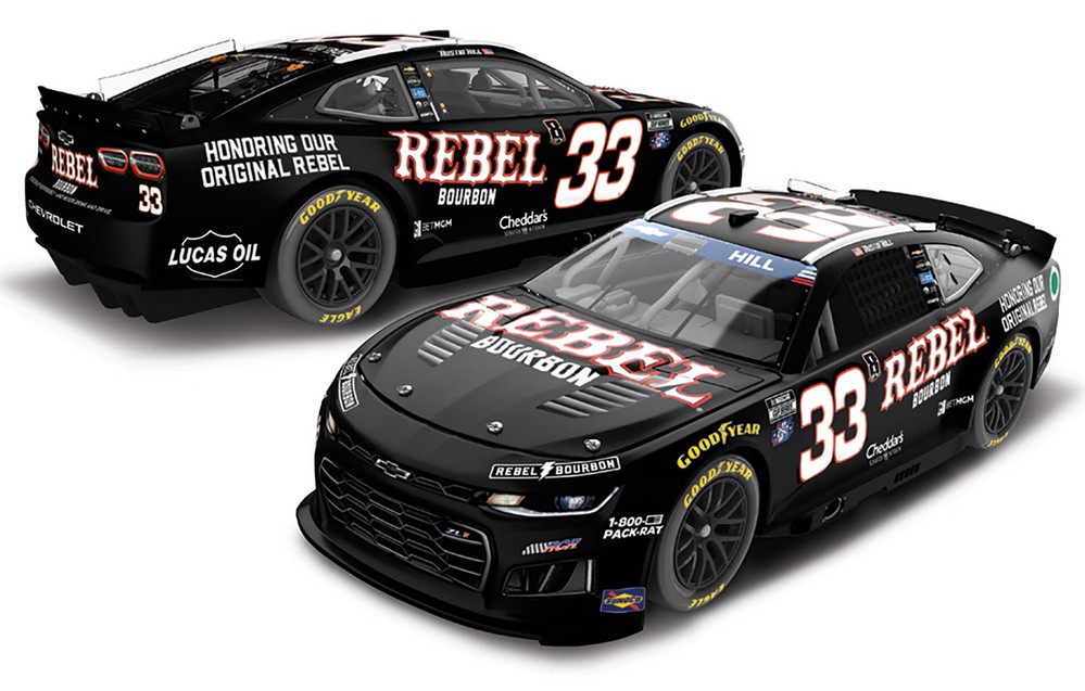 2026 Austin Hill #33 Rebel Bourbon Tribute to Kyle Busch 1/64 Diecast