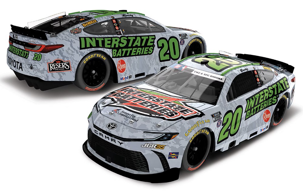 2026 Christopher Bell #20 Interstate Batteries Salutes 1/24 Diecast
