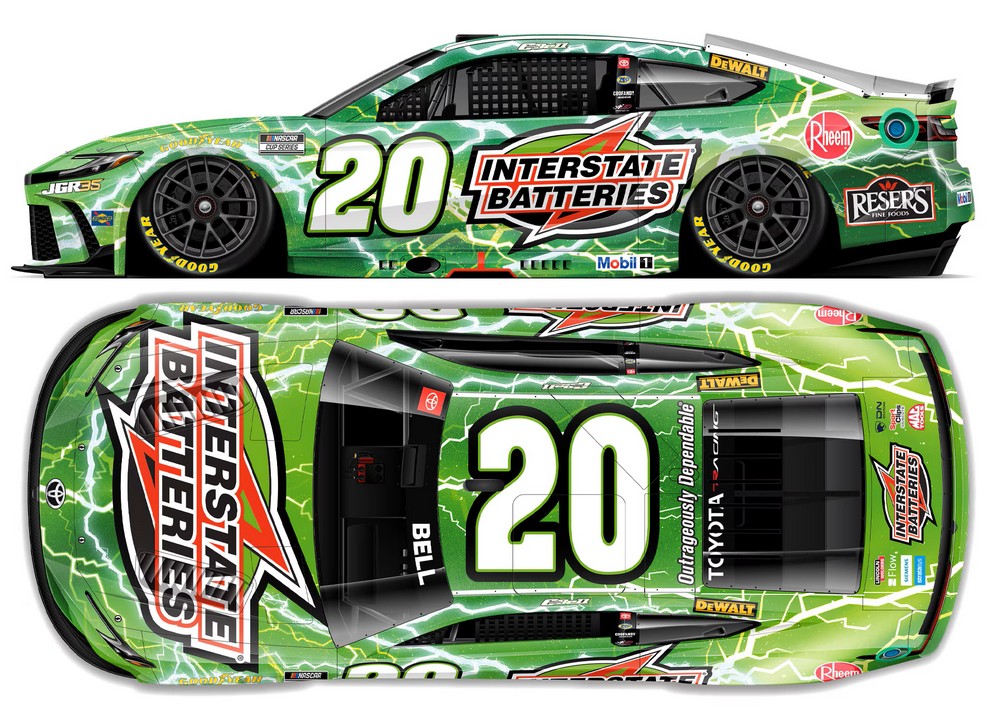 2026 Christopher Bell #20 Interstate Batteries 1/24 Diecast