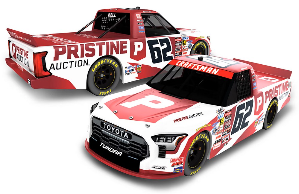 2026 Christopher Bell #62 Pristine Auction Truck 1/24 Diecast