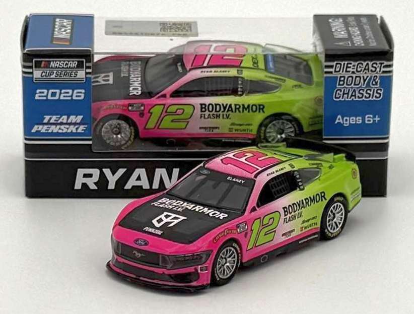 2026 Ryan Blaney #12 BODYARMOR Flash I.V. 1/64 Diecast