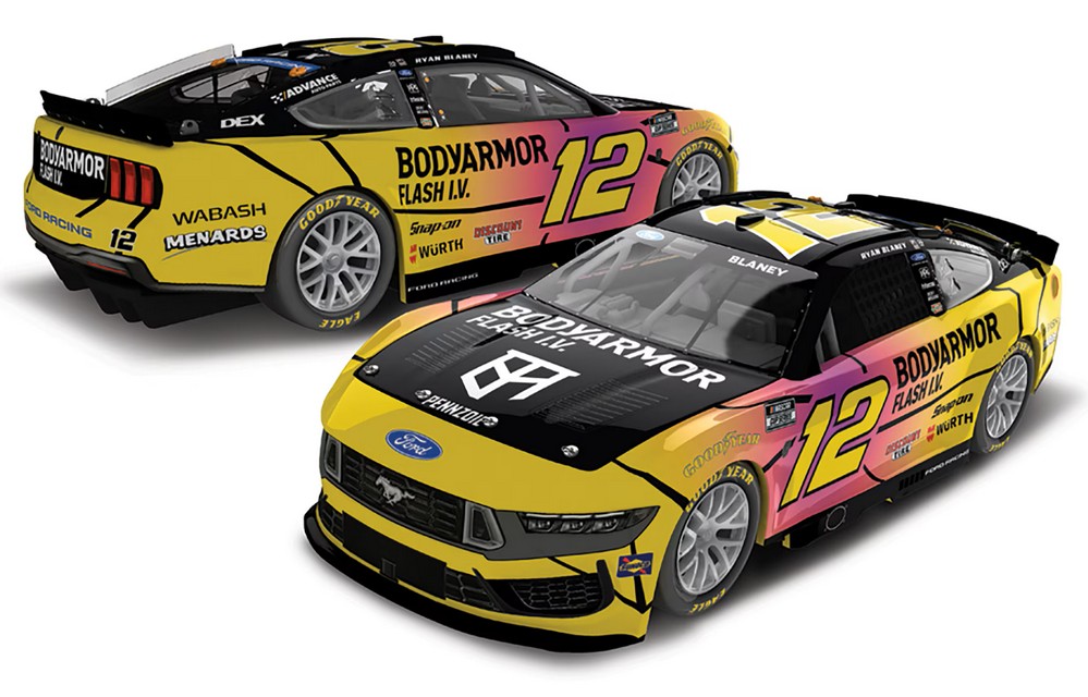 2026 Ryan Blaney #12 BODYARMOR Flash I.V. Caffeine 1/24 Diecast