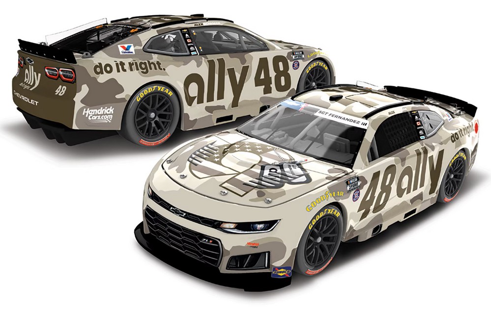 2026 Alex Bowman #48 ally Patriotic 1/24 Diecast