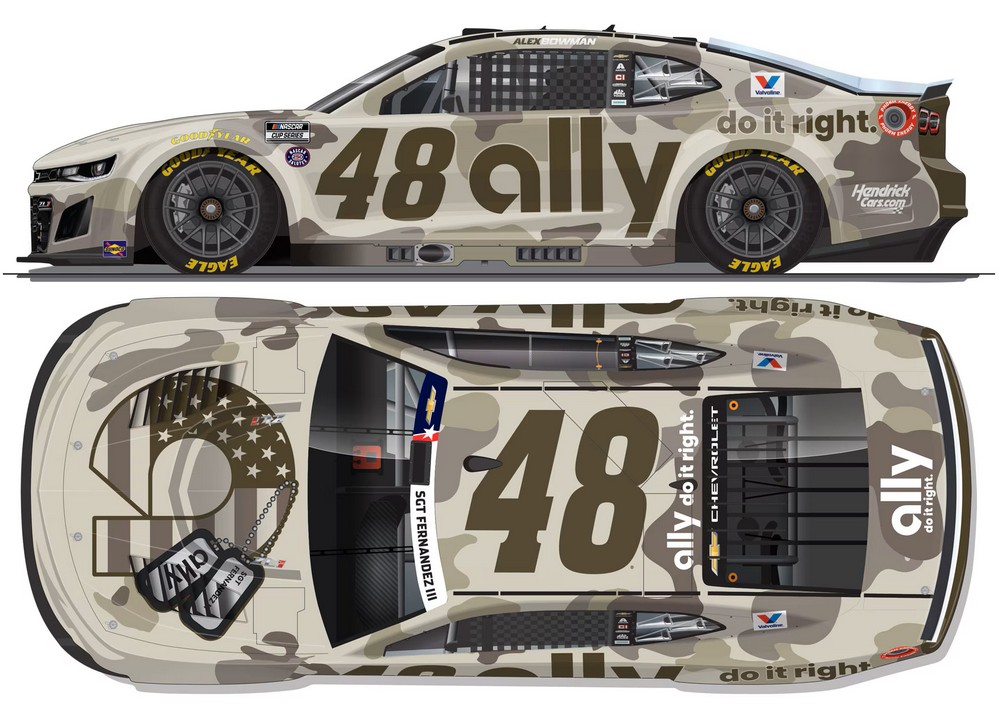 2026 Alex Bowman #48 ally Patriotic 1/64 Diecast
