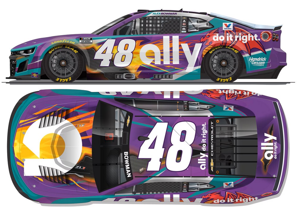 2026 Alex Bowman #48 ally Dragons 1/64 Diecast