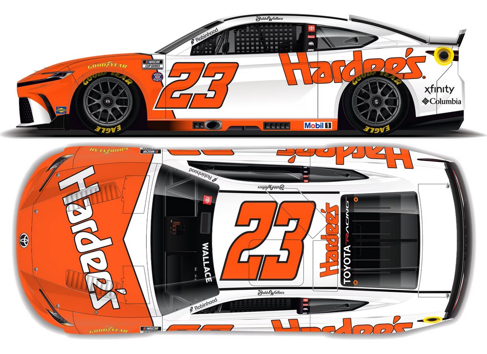2026 Bubba Wallace #23 Hardee's Flashback 1/64 Diecast