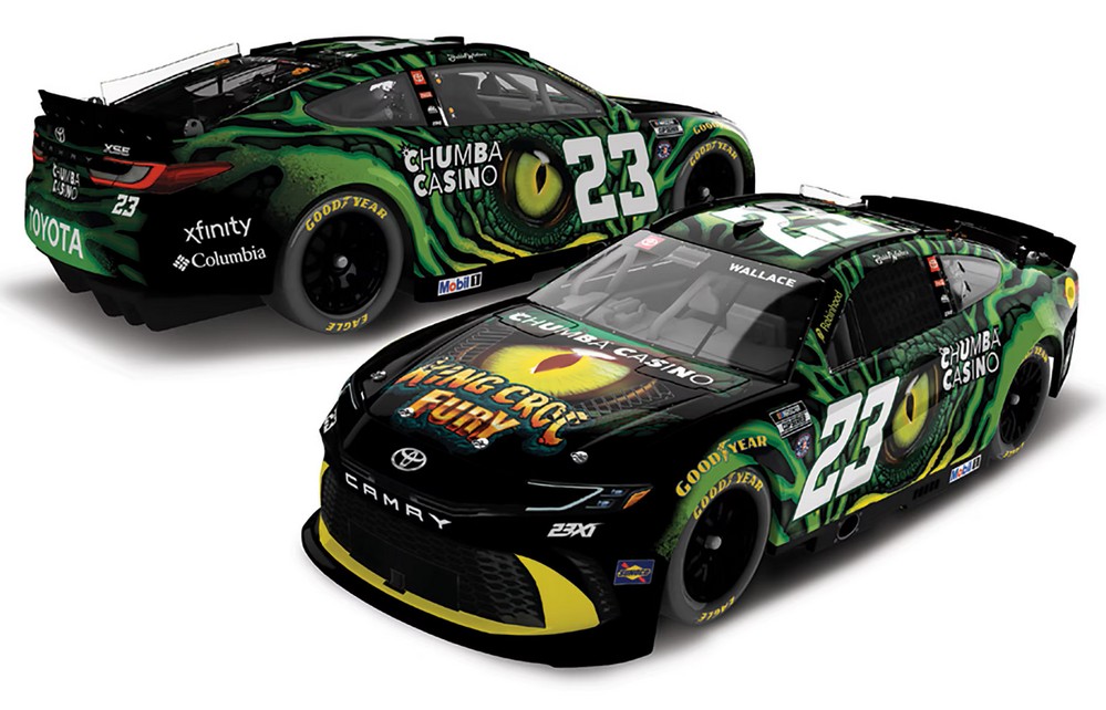 2026 Bubba Wallace #23 Chumba Casino King Croc Fury 1/24 Diecast