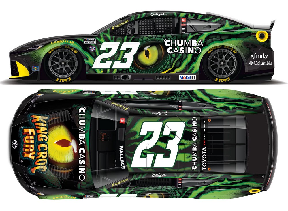 2026 Bubba Wallace #23 Chumba Casino King Croc Fury 1/64 Diecast