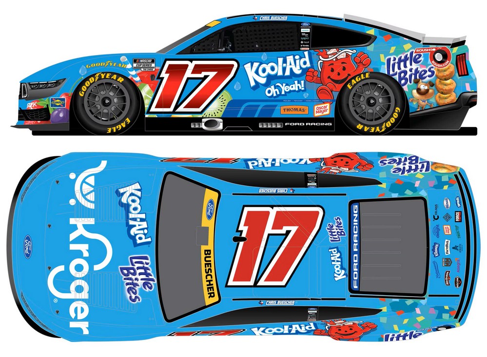 2026 Chris Buescher #17 Kroger / Kool-Aid / Little Bites 1/24 Diecast