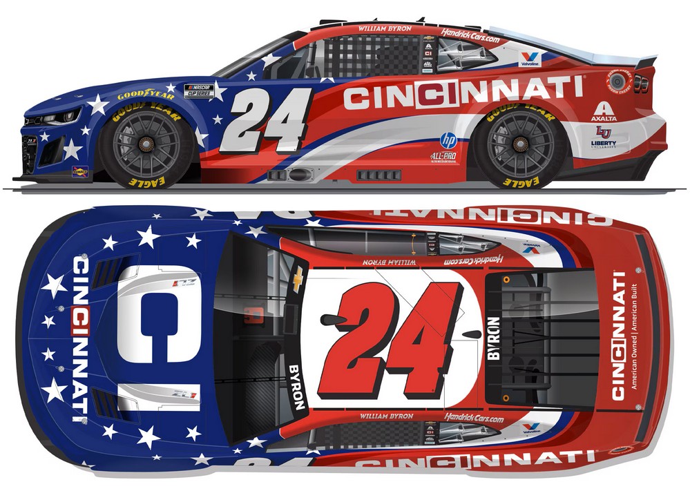 2026 William Byron #24 Cincinnati 1/24 Diecast