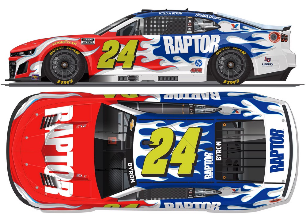 2026 William Byron #24 RAPTOR 1/24 Diecast