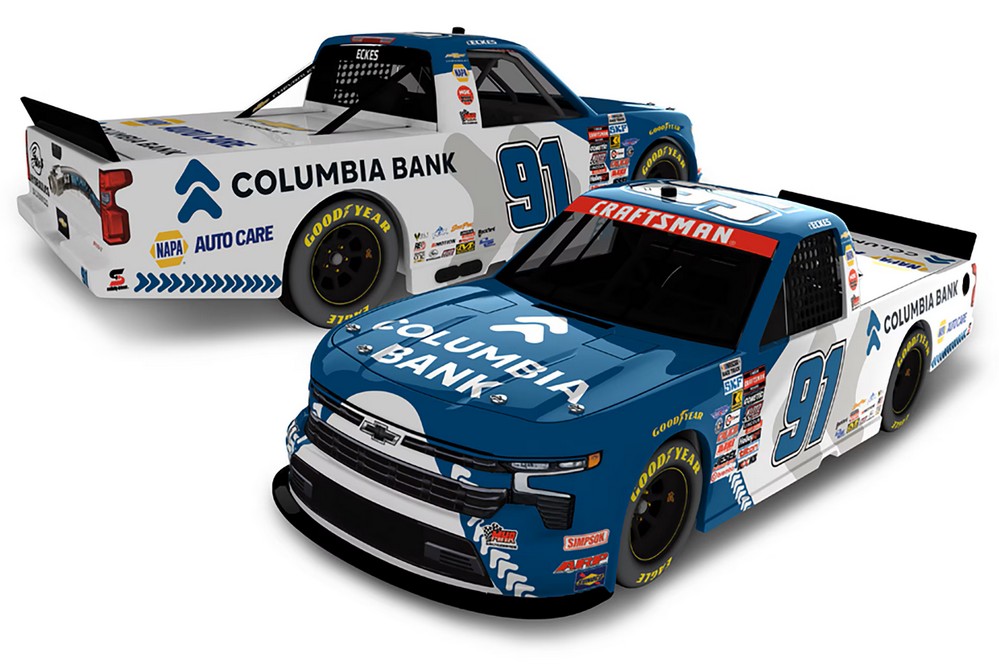 2026 Christian Eckes #91 Columbia Bank Truck 1/24 Diecast