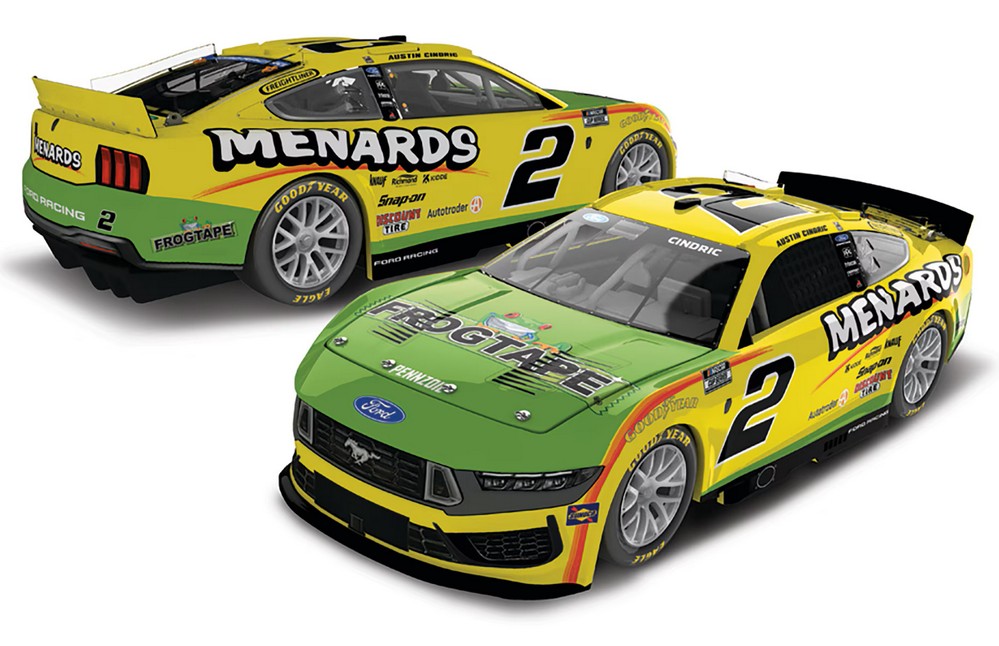 2026 Austin Cindric #2 Menards / FrogTape 1/24 Diecast