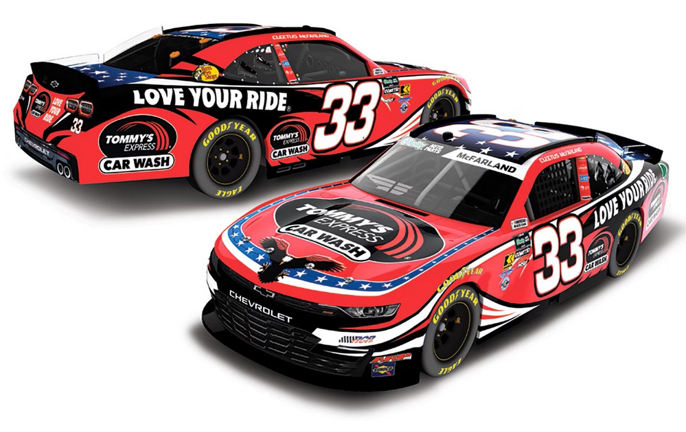 2026 Cleetus McFarland #33 Tommy's Express Car Wash 1/24 Diecast