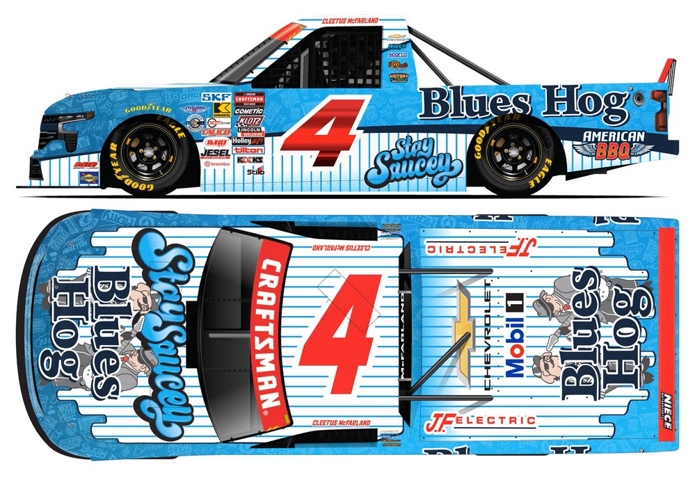 2026 Cleetus McFarland #4 Blues Hog Truck 1/24 Diecast