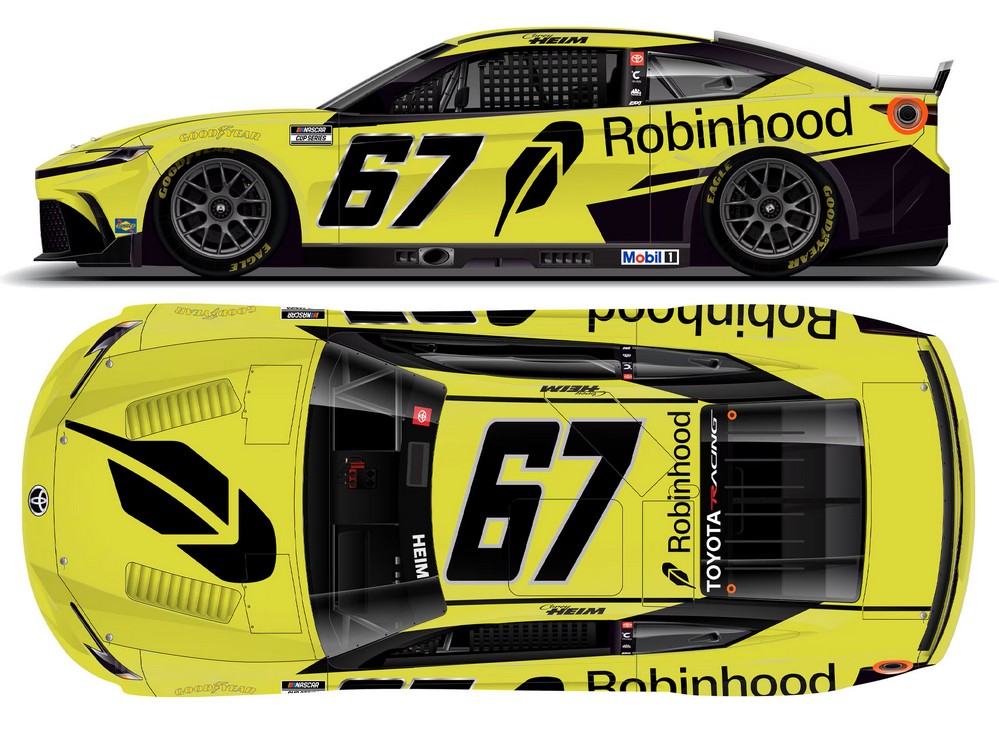 2026 Corey Heim #67 Robinhood 1/24 Diecast