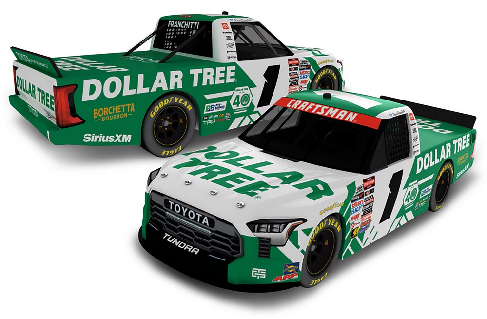 2026 Dario Franchitti #1 Dollar Tree Truck 1/24 Diecast