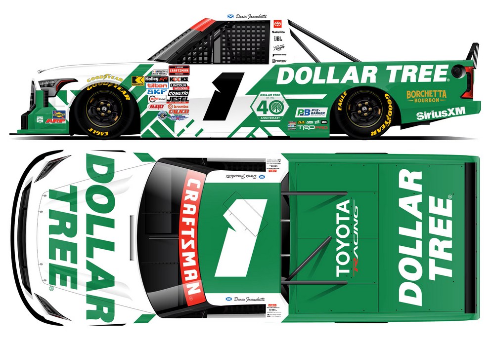 2026 Dario Franchitti #1 Dollar Tree Truck 1/64 Diecast