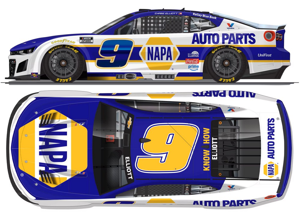 2026 Chase Elliott #9 NAPA Auto Parts 1/24 Diecast
