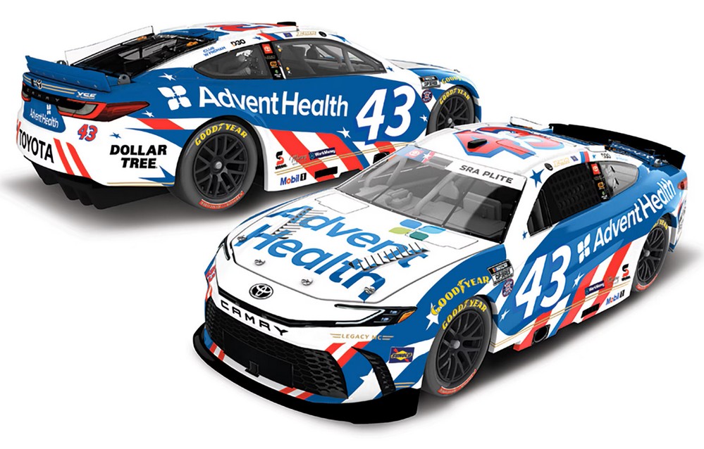 2026 Erik Jones #43 AdventHealth Patriotic 1/64 Diecast