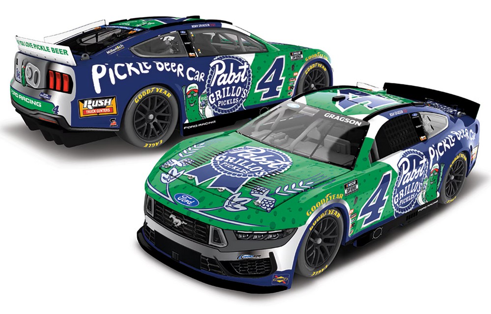 2026 Noah Gragson #4 Grillo's Pickles / Pabst Blue Ribbon 1/64 Diecast