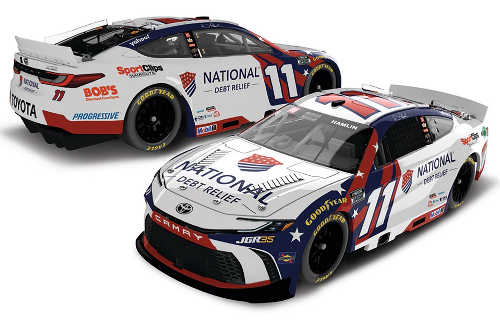 2026 Denny Hamlin #11 National Debt Relief 1/24 Diecast