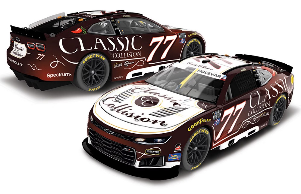 2026 Carson Hocevar #77 Classic Collision 1/24 Diecast
