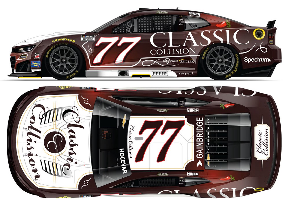 2026 Carson Hocevar #77 Classic Collision 1/24 Diecast