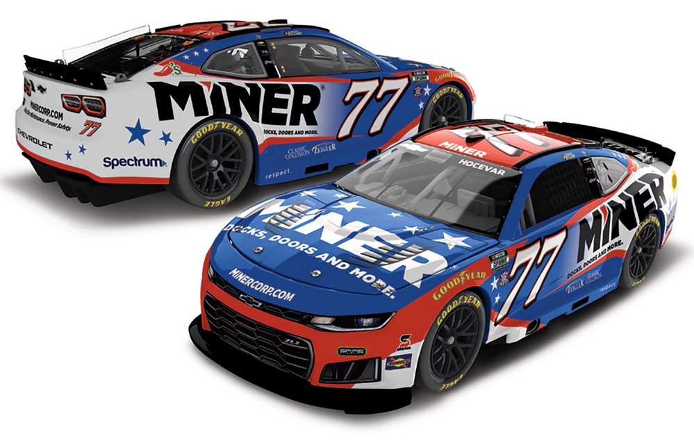2026 Carson Hocevar #77 Miner Fan Vote 1/24 Diecast