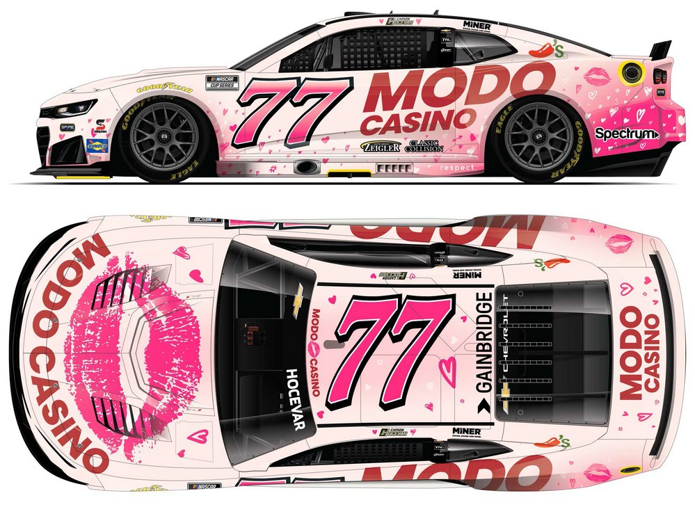 2026 Carson Hocevar #77 Modo Casino 1/64 Diecast