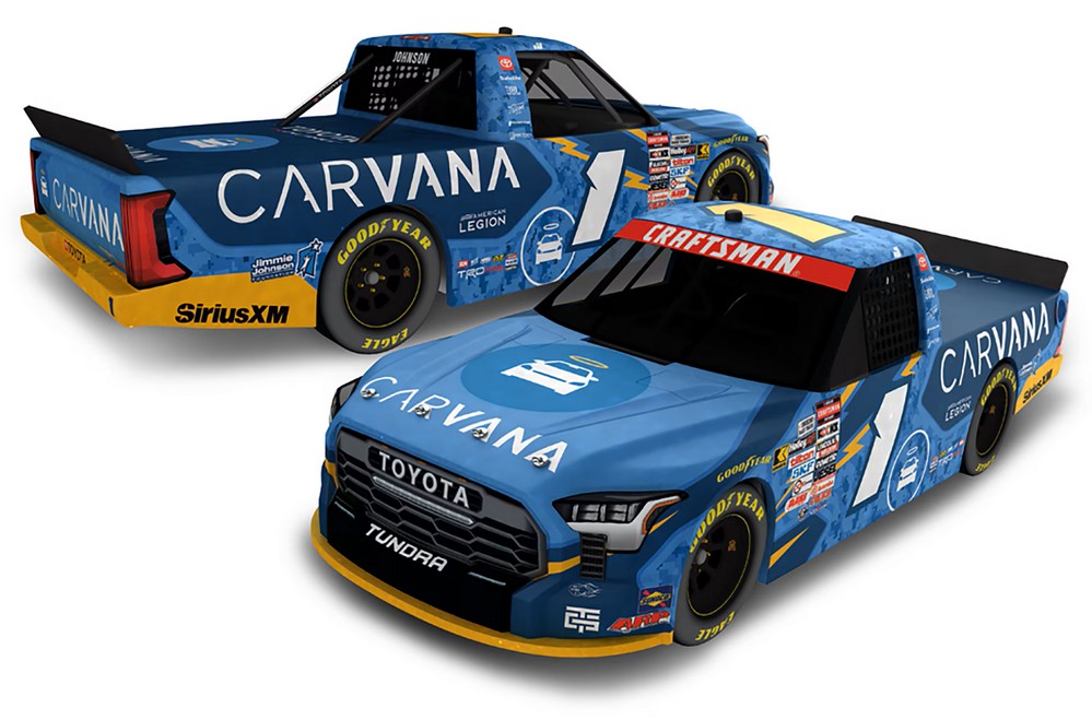 2026 Jimmie Johnson #1 Carvana Truck 1/24 Diecast