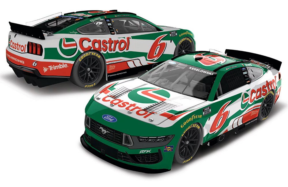2026 Brad Keselowski #6 Castrol / Greg Biffle Tribute 1/24 Diecast