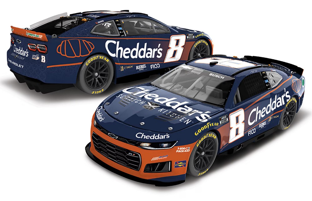 2026 Kyle Busch #8 Cheddar's 1/24 Diecast
