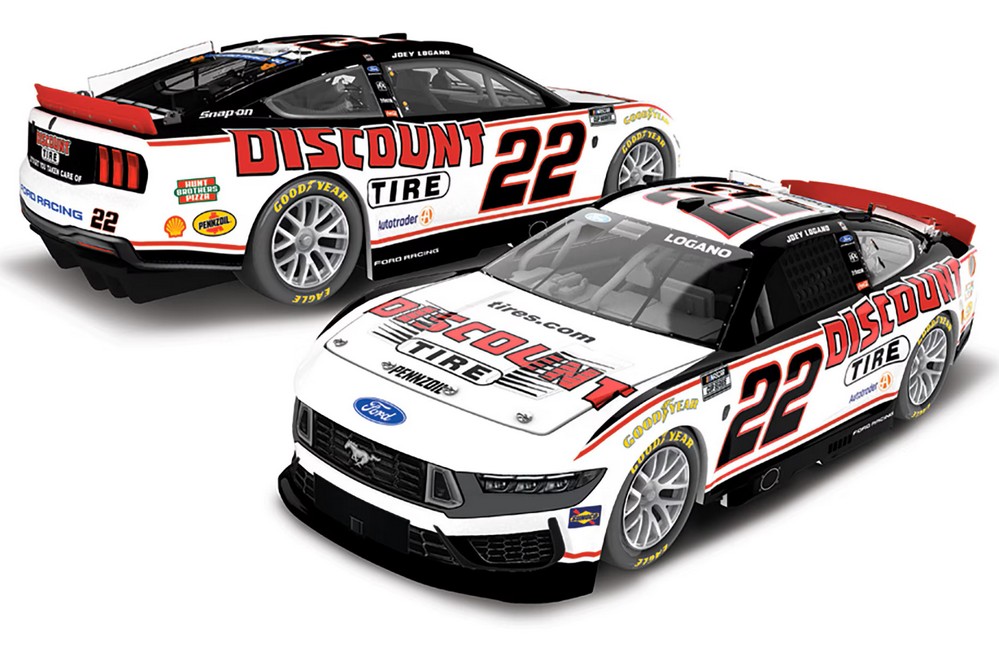 2026 Joey Logano #22 Discount Tire 1/24 Diecast