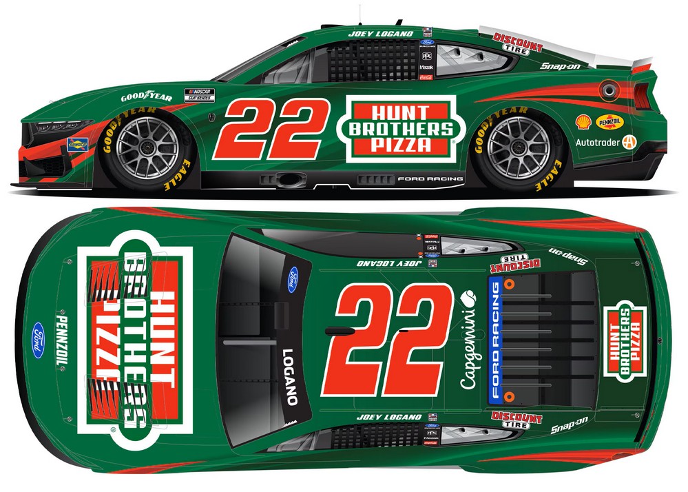 2026 Joey Logano #22 Hunt Brothers Pizza 1/64 Diecast