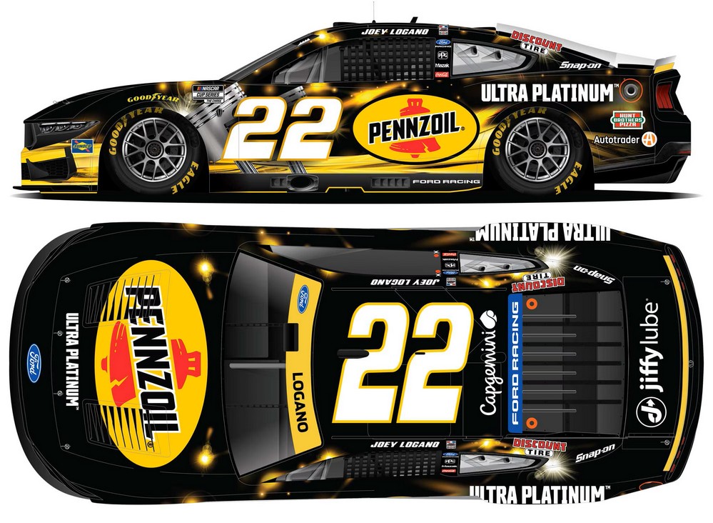 2026 Joey Logano #22 Pennzoil Ultra Platinum 1/24 Diecast