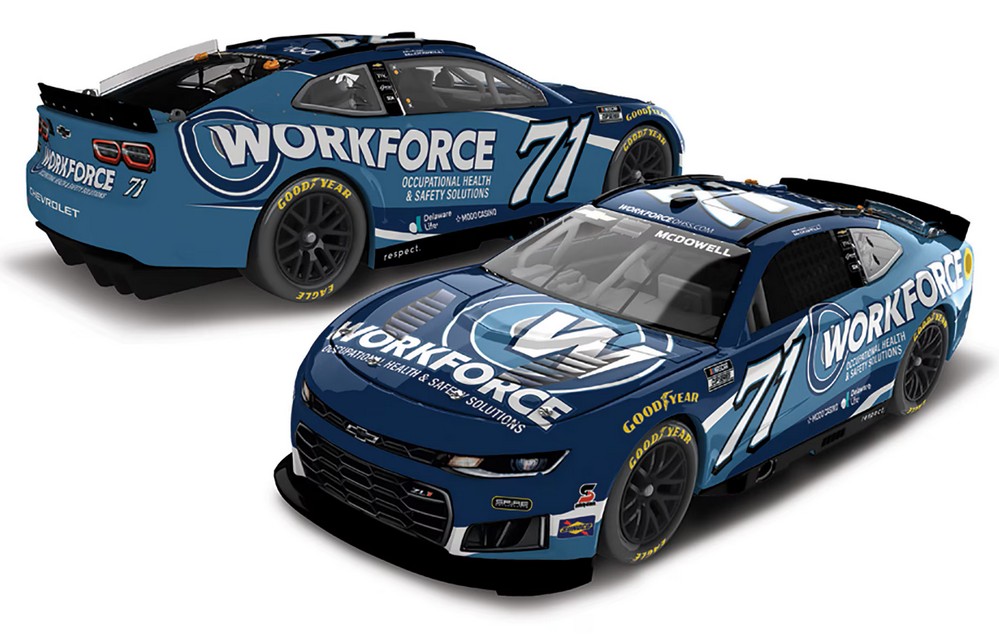 2026 Michael McDowell #71 Workforce 1/64 Diecast