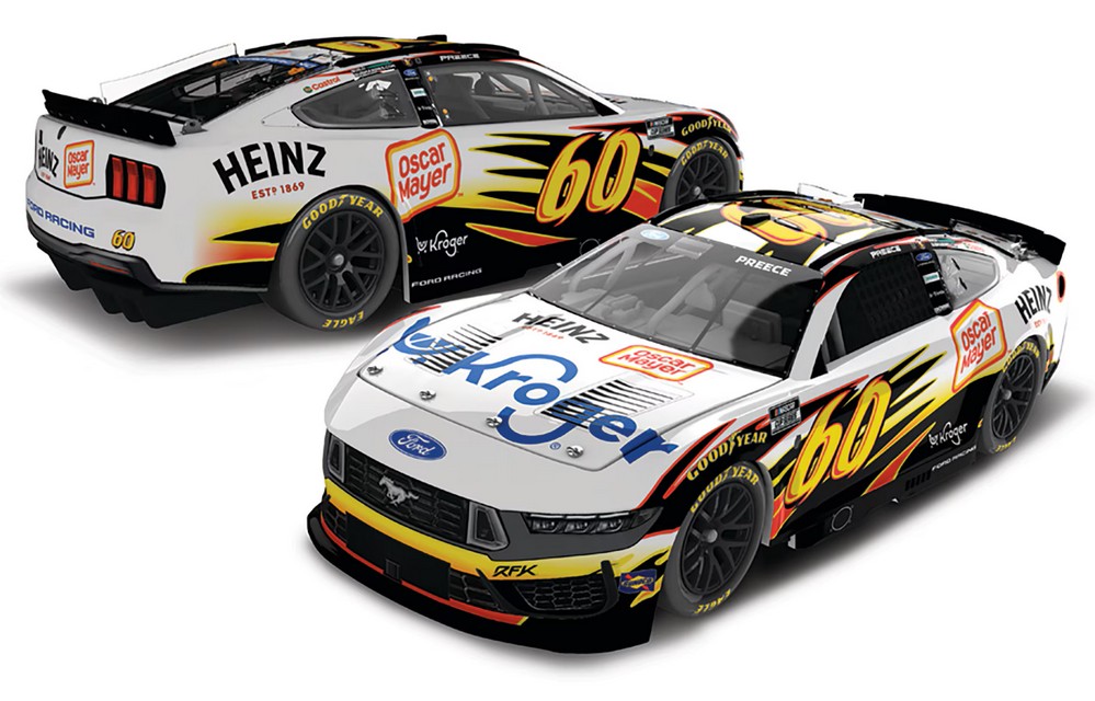 2026 Ryan Preece #60 Kroger / Oscar Mayer - Darlington Throwback 1/24 Diecast