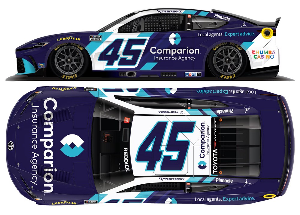 2026 Tyler Reddick #45 Comparion Insurance 1/64 Diecast